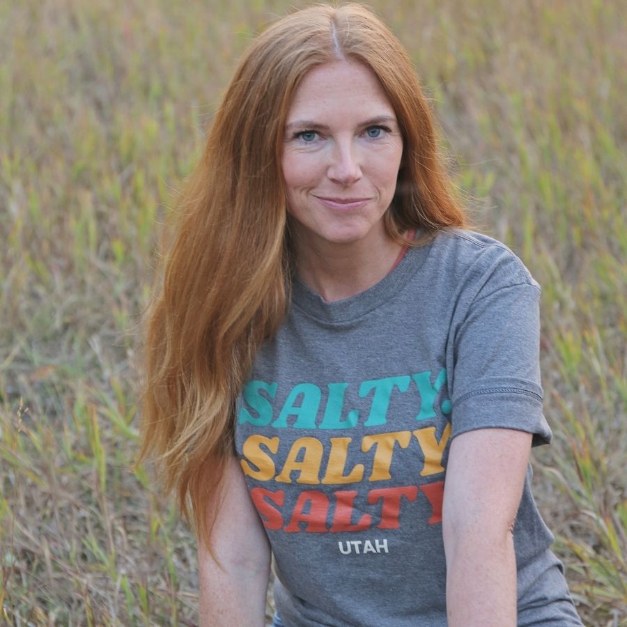 Salty Salty Salty Graphic Tee - Gray - All sales final