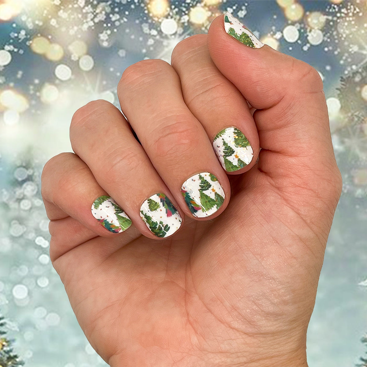 Nail Wrap - Winter Forest